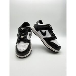 Nike Dunk Low Panda Black And White Toddler Kids Size 9C
